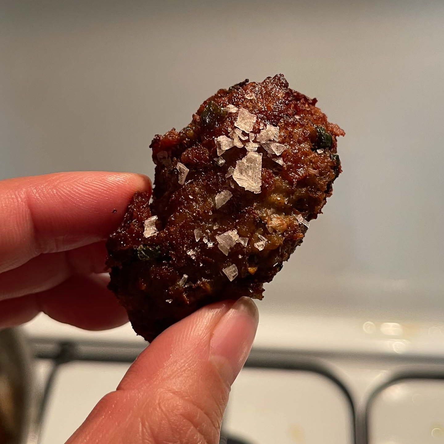 Fried Italian Meatballs