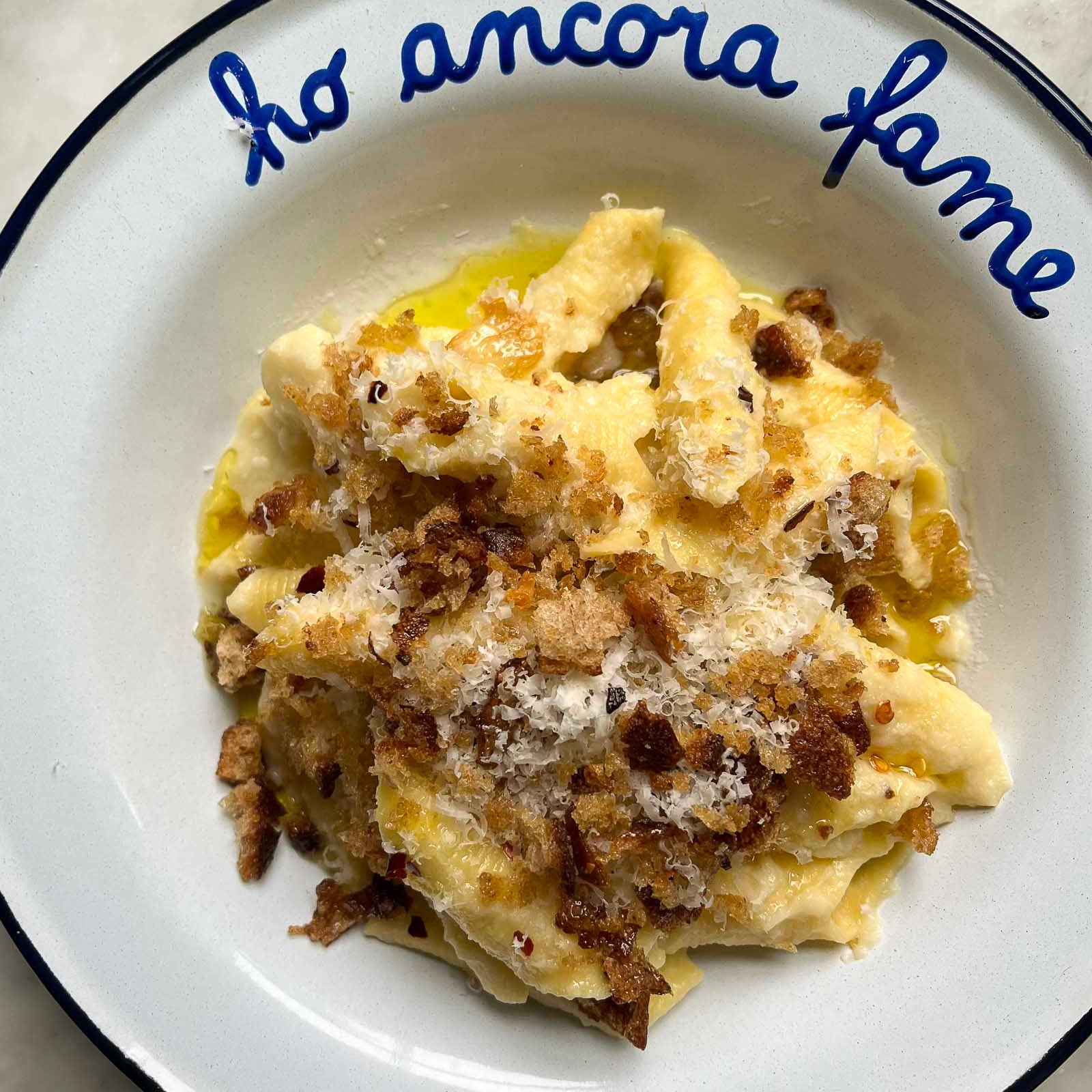 Cauliflower Cheese Sauce with Fresh Pasta