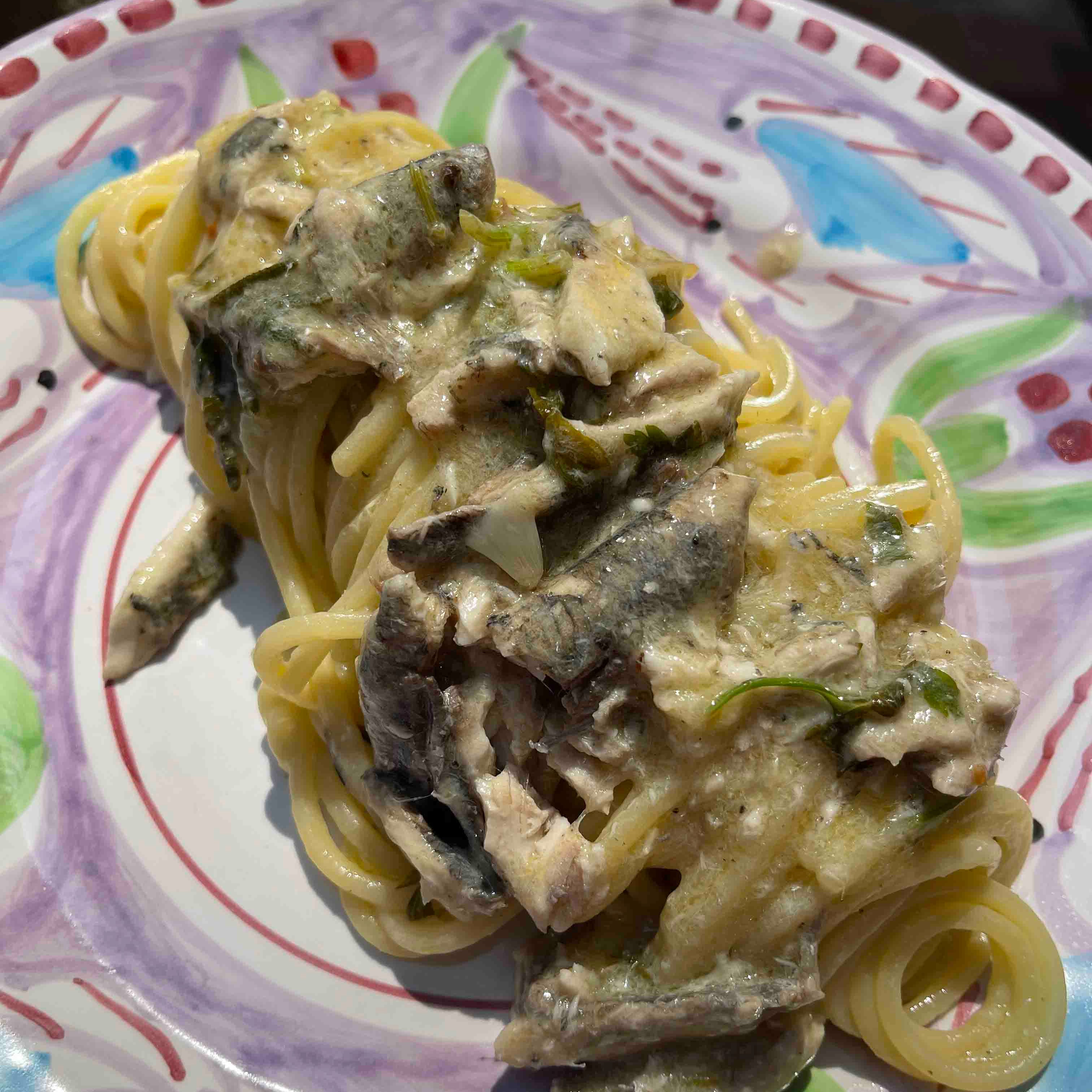 pasta with anchovies