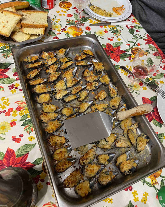 Stuffed Mussels (Cozze au Gratin)