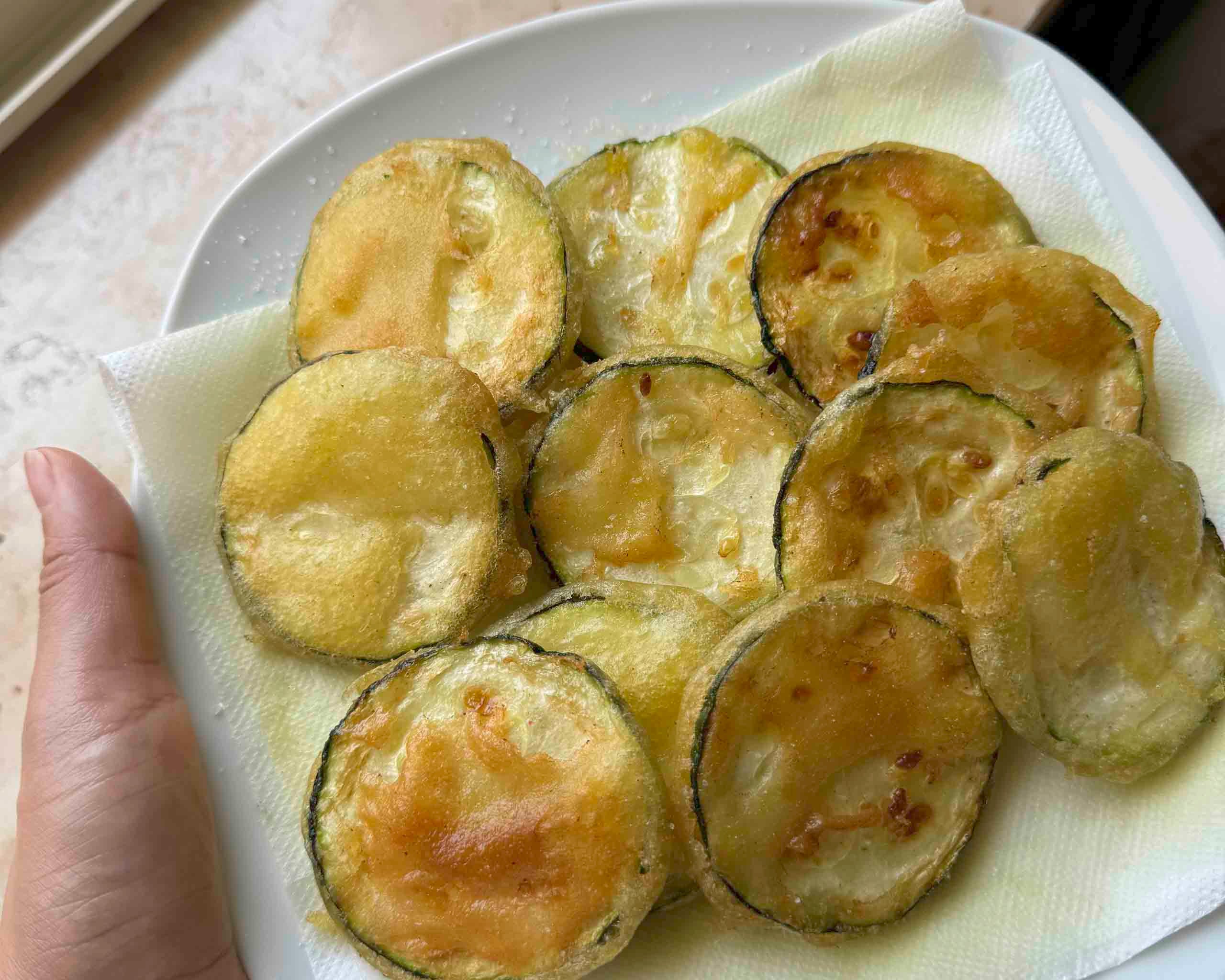Fried zucchini