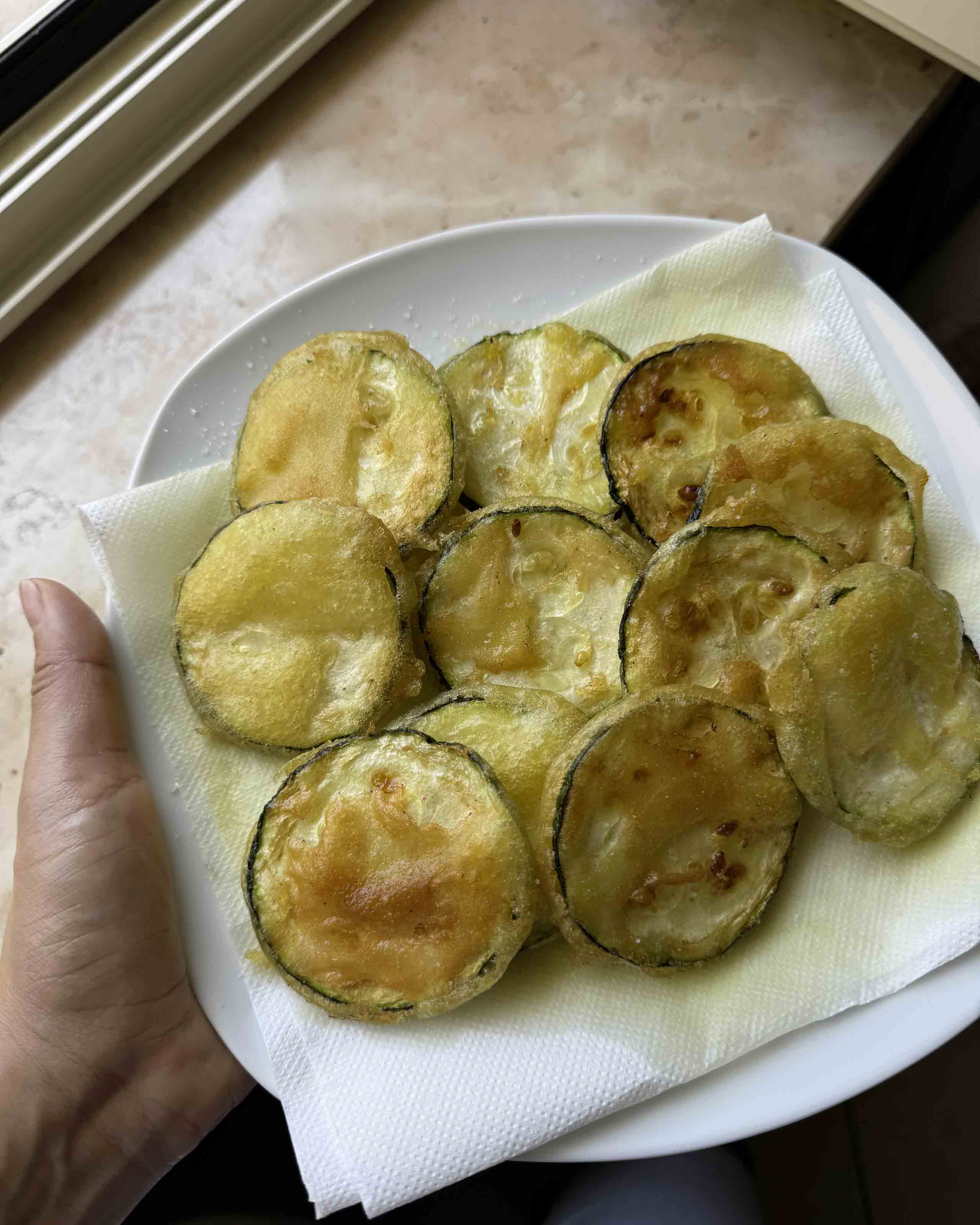 Fried zucchini