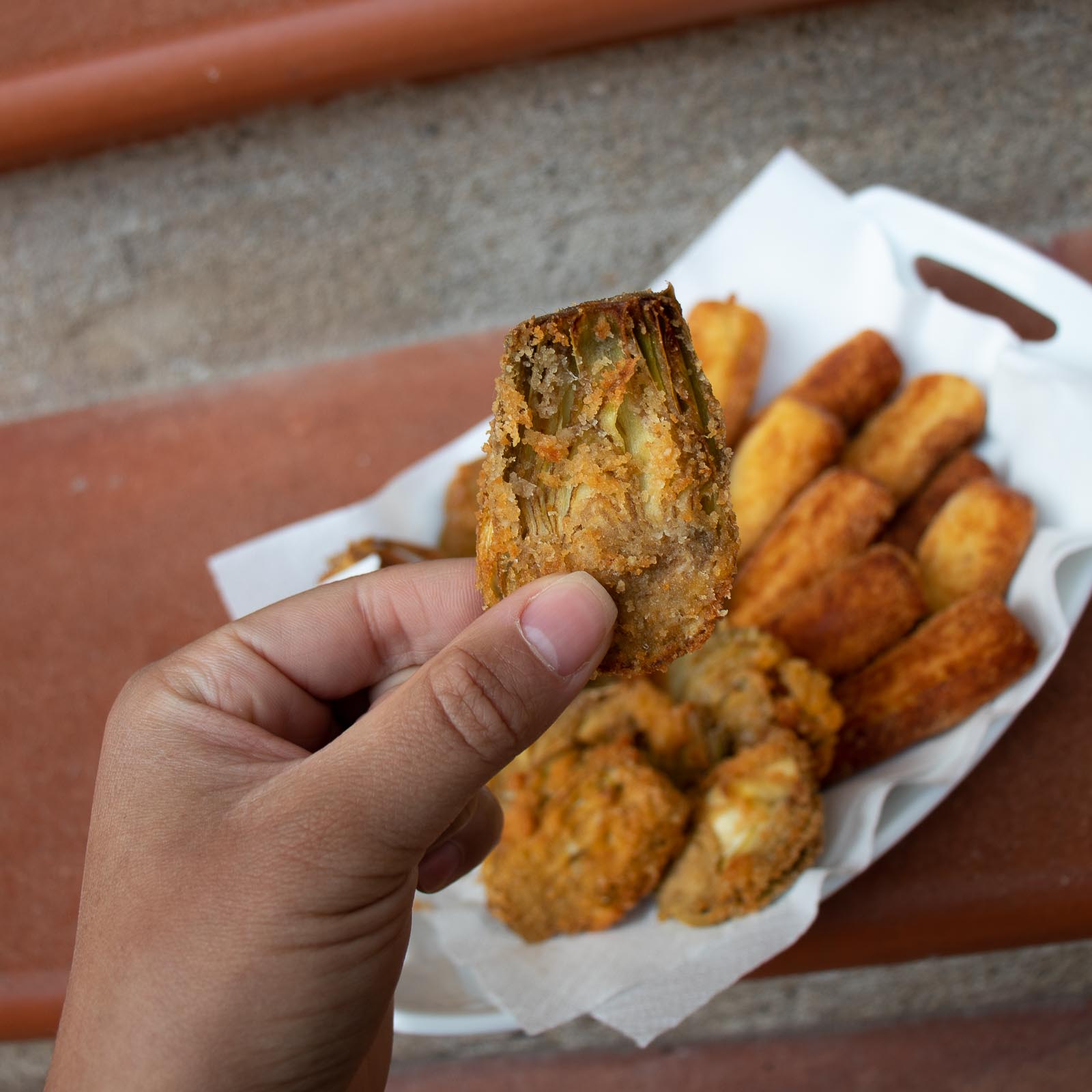 fried artichokes